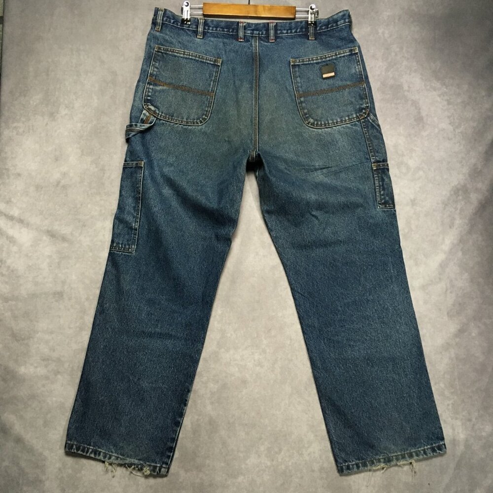 Craftsman Mens Carpenter Blue Jeans‎ size 38x30 Stretch Denim Pants